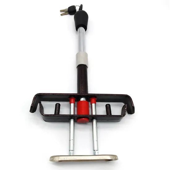 قفل أمان دواسة السيارة (فرامل/قابض)+مطرقة طوارئ 4في1  Promo Hbal! 🔥