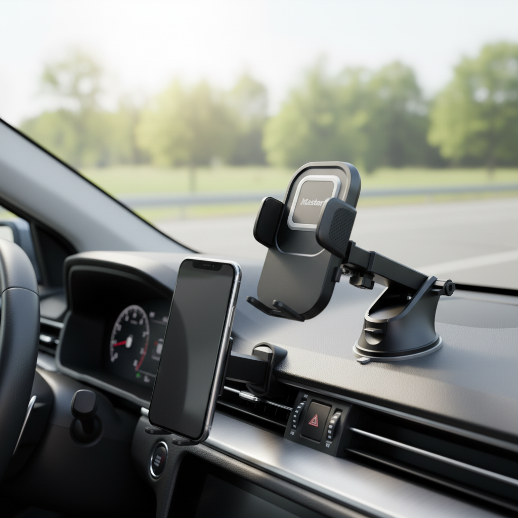 حامل الهاتف للسيارة Master XVR (HQ-25) - ثبات عالي ودوران 360° للوحة القيادة