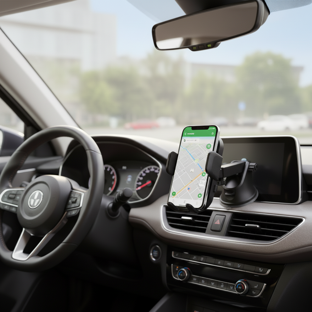 حامل الهاتف للسيارة Master XVR (HQ-25) - ثبات عالي ودوران 360° للوحة القيادة