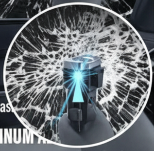 قفل أمان دواسة السيارة (فرامل/قابض)+مطرقة طوارئ 4في1  Promo Hbal! 🔥